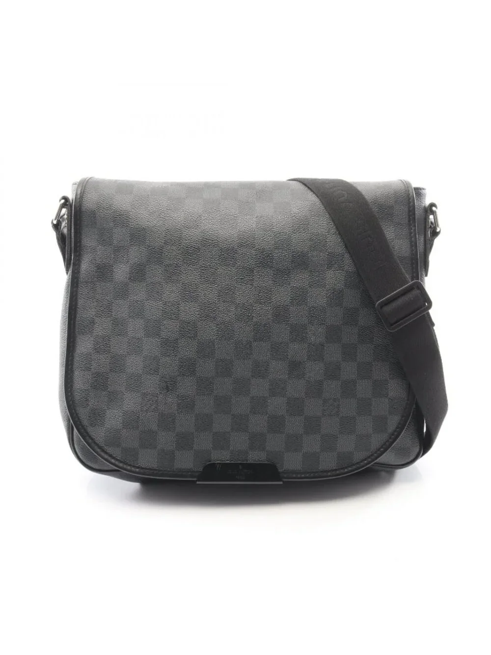 Louis Vuitton Shoulder Bag Daniel MM Canvas Leather